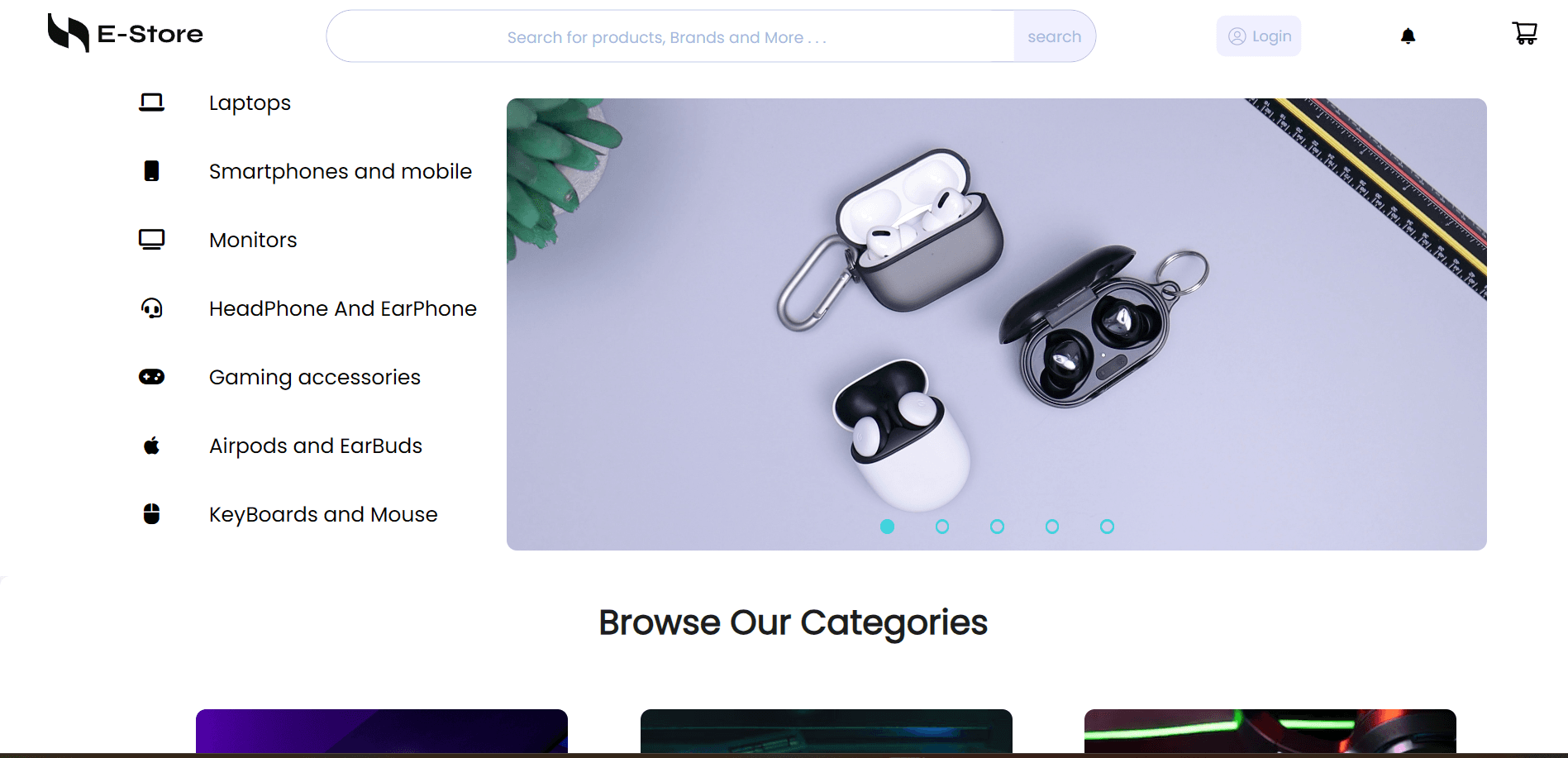 Interactive E-commerce platform